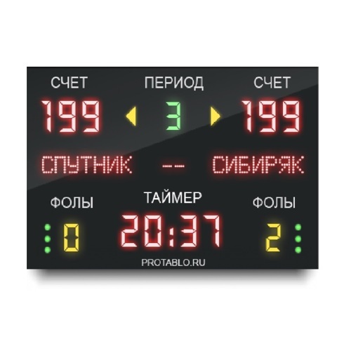 ТАБЛО СПОРТИВНОЕ ТСБ-160К